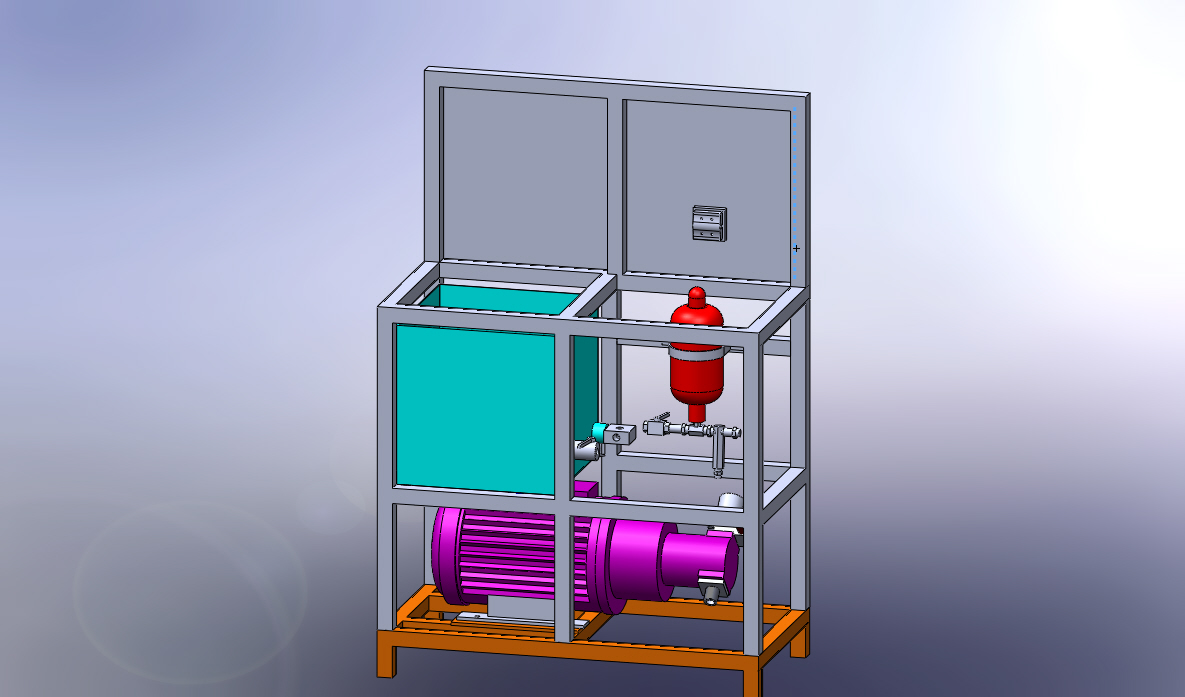 测试泵和气缸的液压装置